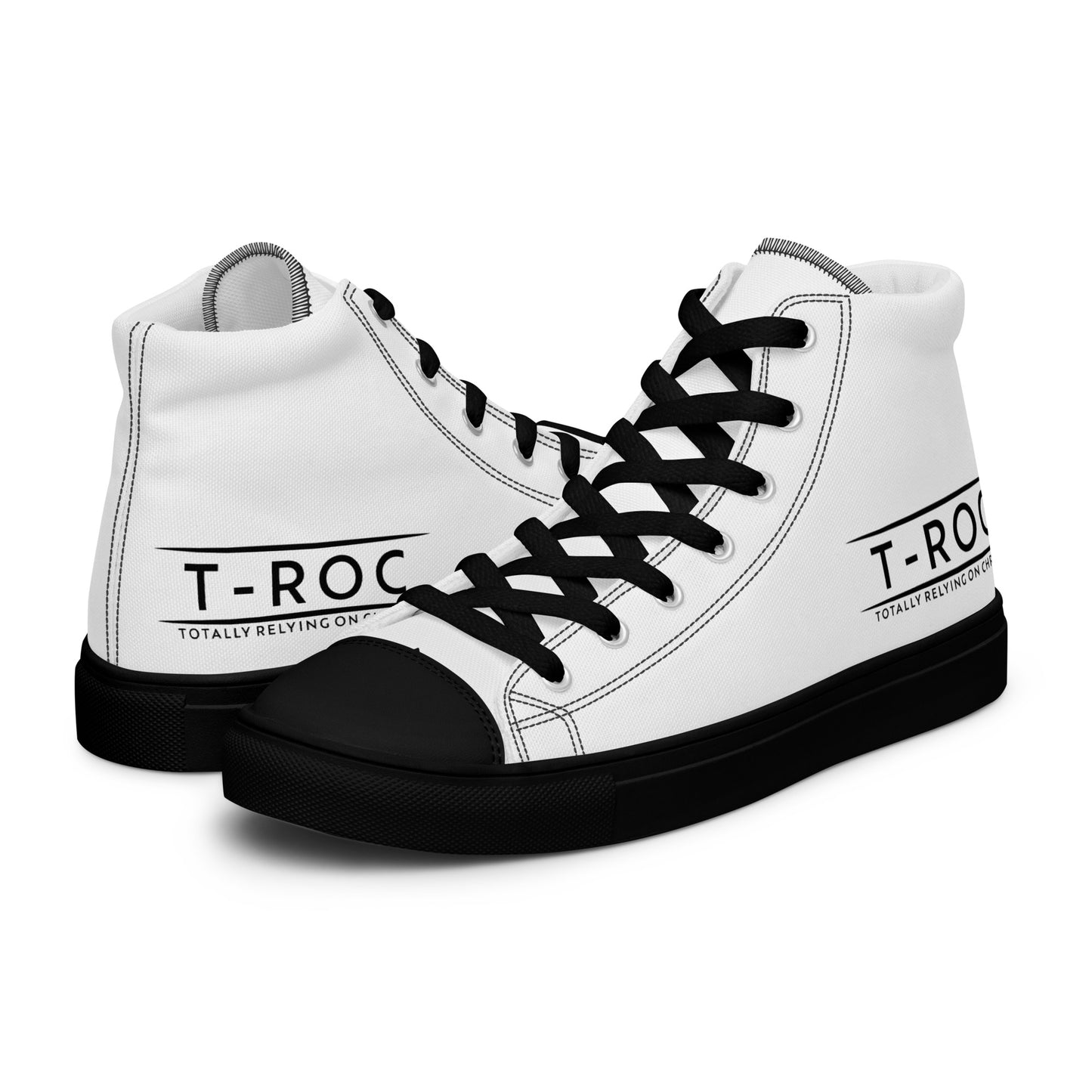 Men’s high top canvas shoes